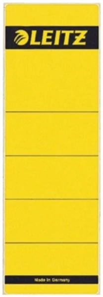 Rückenklebeschild kurz + breit Leitz gelb (1642-00-15)