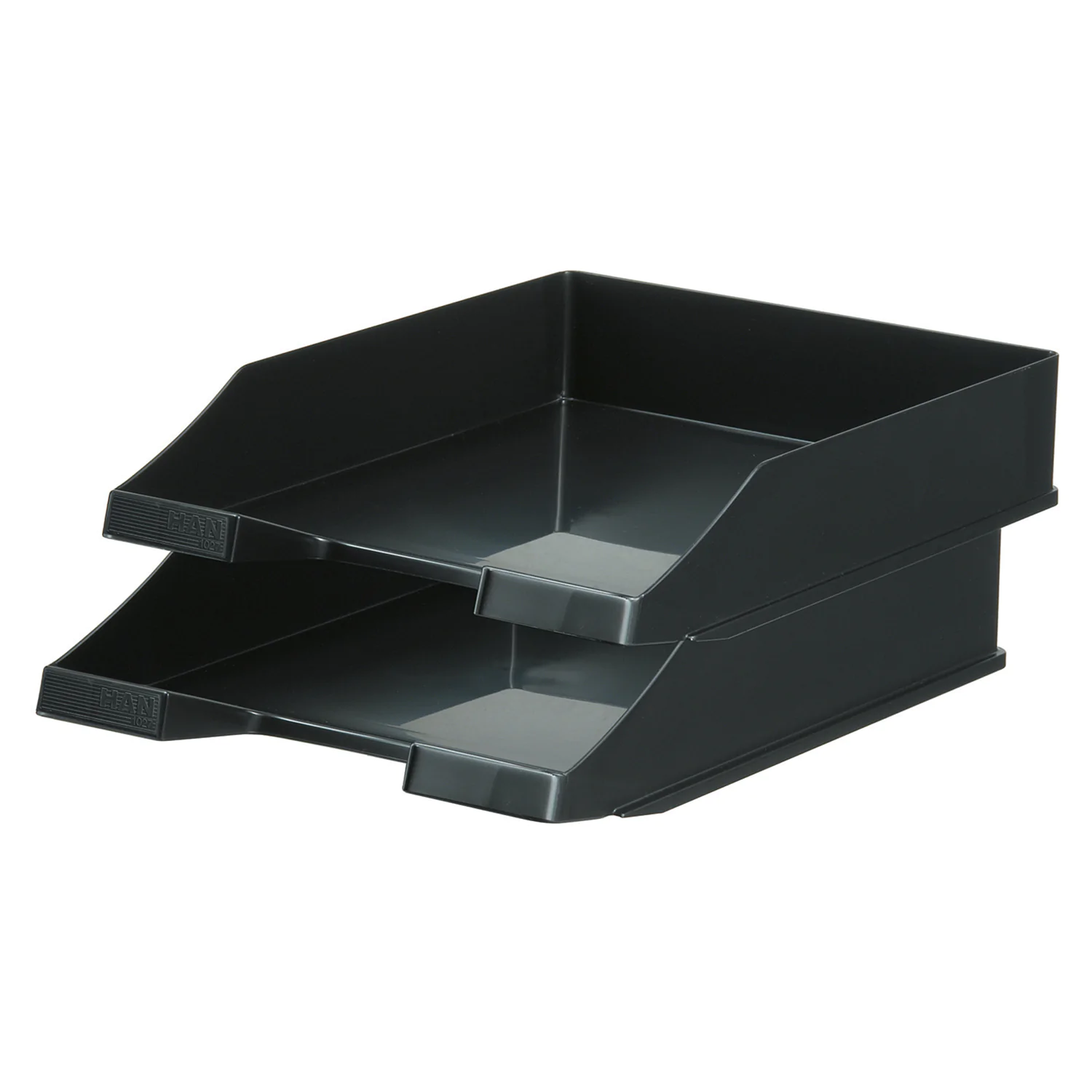 Briefkorb A4 stapelbar HAN Klassik, schwarz