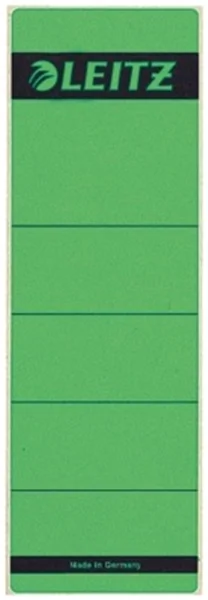 Rückenklebeschild kurz + breit Leitz grün (1642-00-55)