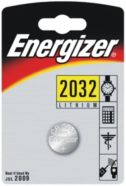 Knopfzelle Lithium Energizer, CR2032 (3V-240mAh)