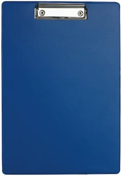 Klemmbrett A4 Alco blau mit abgerundeten Kanten