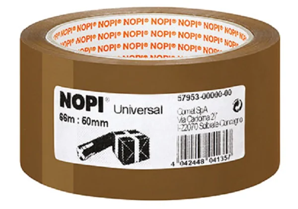 Paketklebeband 50mm x 66m braun PP tesa NOPI Pack Universal