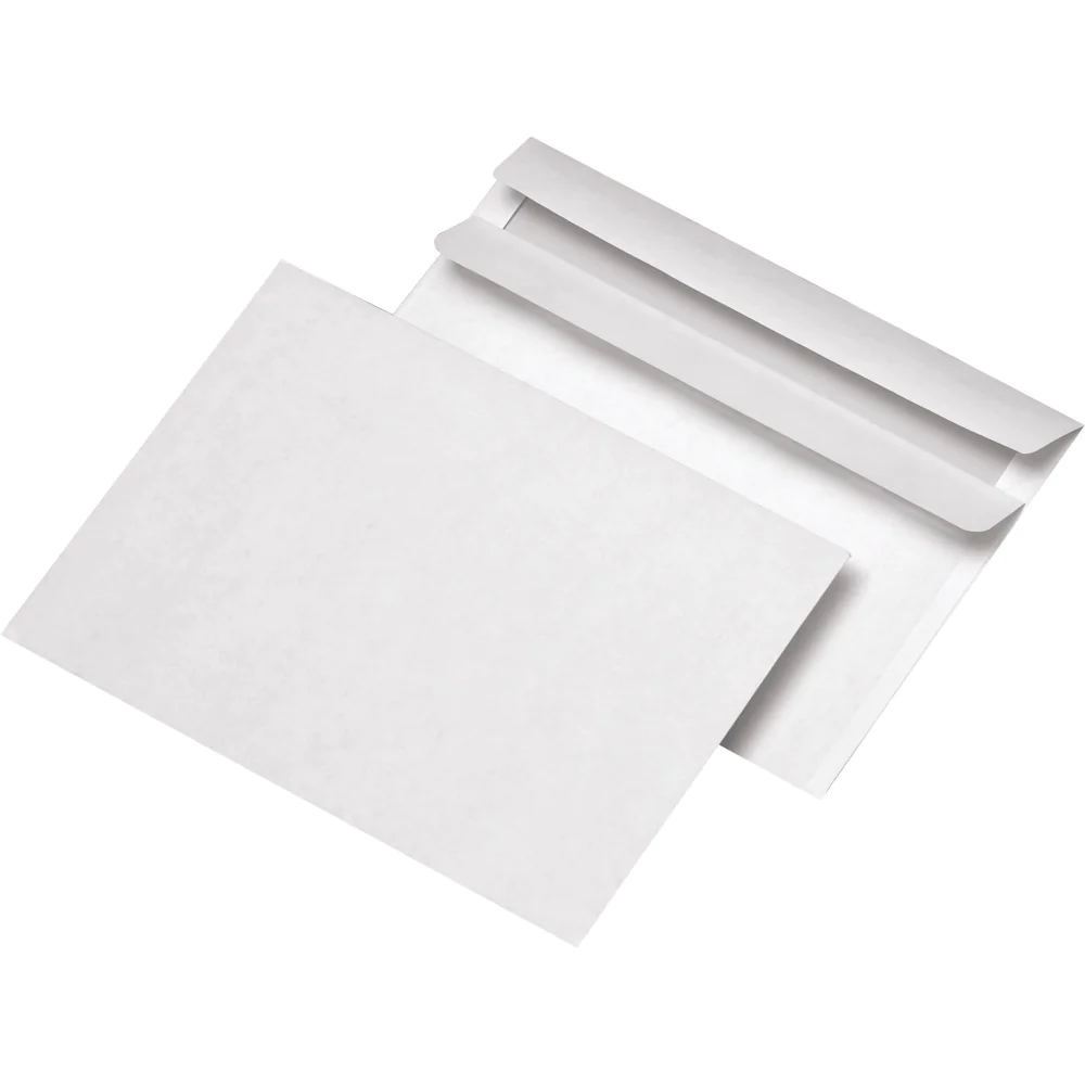 Kuvert 1000x C6=114x162mm, ohne Fenster, weiß, Selbstklebung