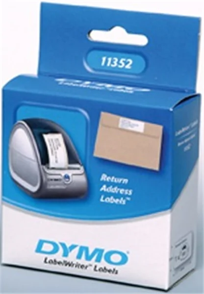 Original Einzel-Etiketten Dymo 11352, 25mm x 54mm, 500 Stück, weiß