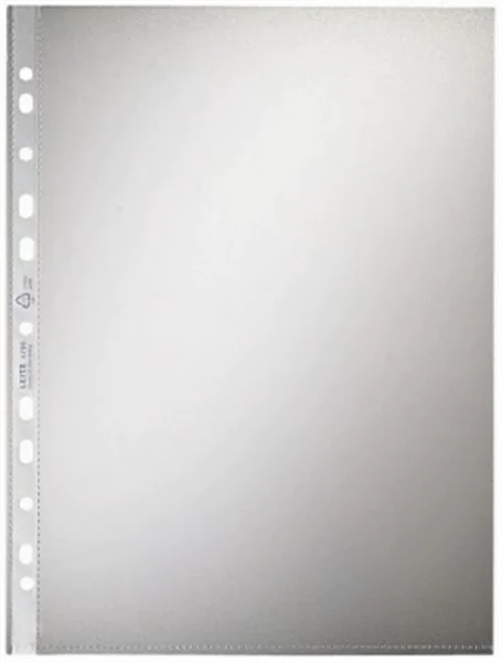 Prospekthüllen A4 0,07mm oben offen Leitz (4796-00-00) Multilochung, genarbt