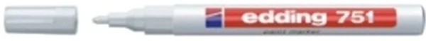 Lackmarker Edding 751 1-2mm Rundspitze weiß