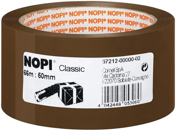 Paketklebeband 50mm x 66m braun PP TESA NOPI Pack Classic 52my