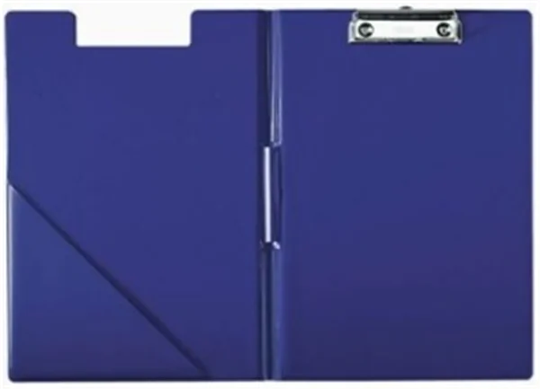 Klemmbrettmappe A4 Leitz blau mit Deckel kunststoffüberzogen, abwaschbar