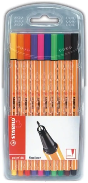 Stabilo Point 88 Feinschreiber sortiert (8810) 10er-Etui