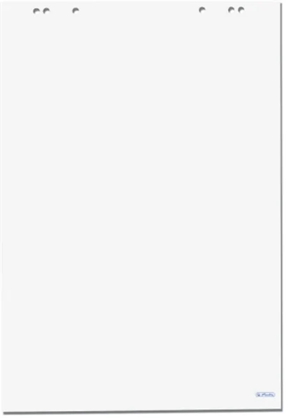 Flipchart-Block 68x99cm blanko 80g 20 Blatt Herlitz