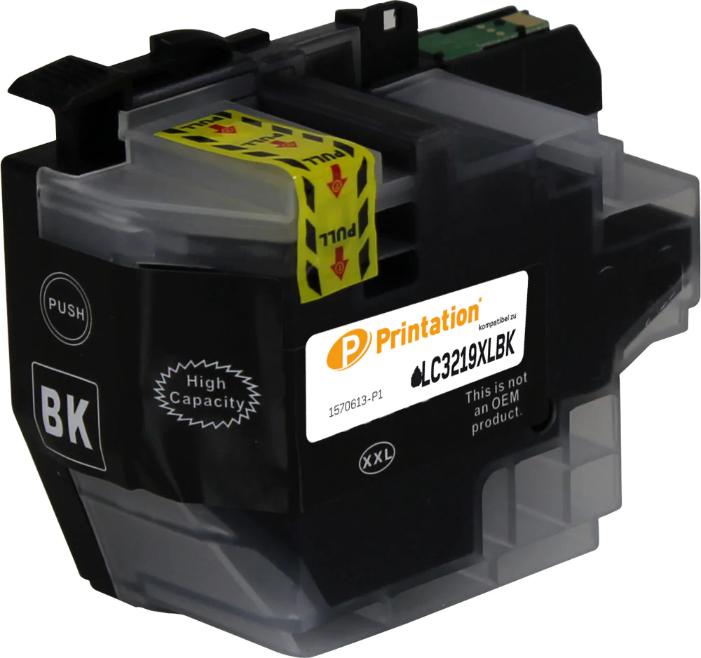 Printation Tinte ersetzt Brother LC-3219XLBK, ca. 3.000 S., schwarz