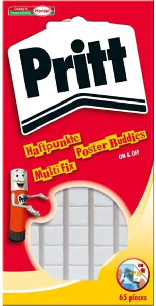 Haftpunkte Pritt Multi-Fix, wiederablösbar Ideal zum Basteln, für Poster u. Deko