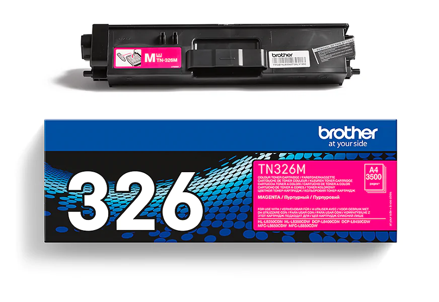 Original Toner Brother TN-326M, ca. 3.500 S., magenta