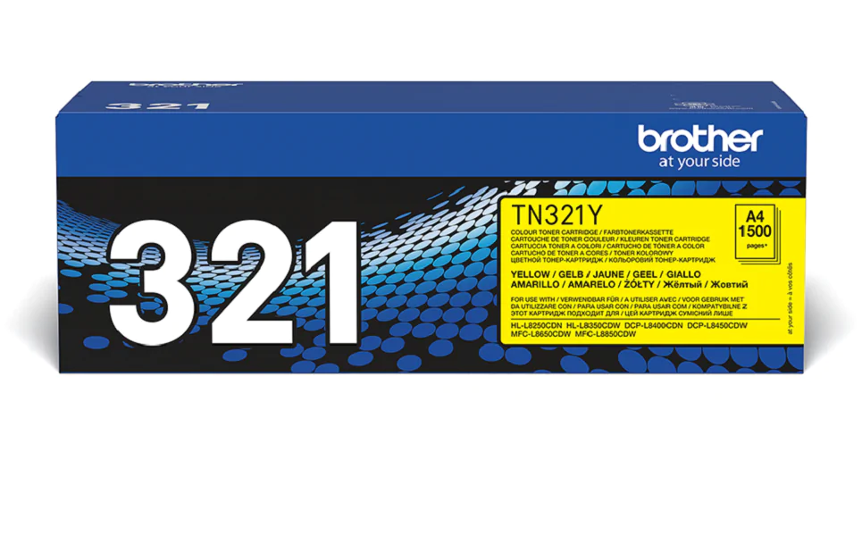 Original Toner Brother TN-321Y, ca. 1.500 S., gelb