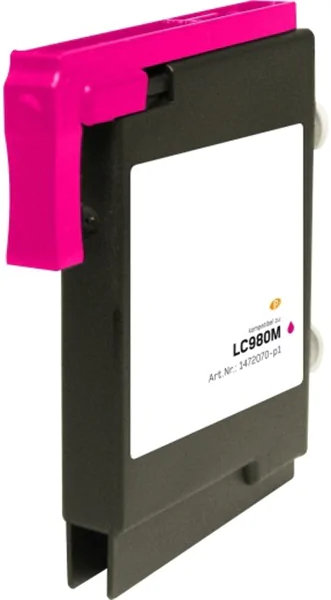 Printation Tinte ersetzt Brother LC-980M / LC-1100M, ca. 624 S., magenta