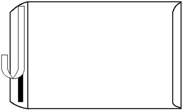 Kuvert 250x C4=229x324mm, ohne Fenster, braun, Haftklebung