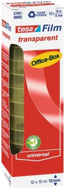 Klebeband 12mm x 10m transparent tesa Office Box tesafilm
