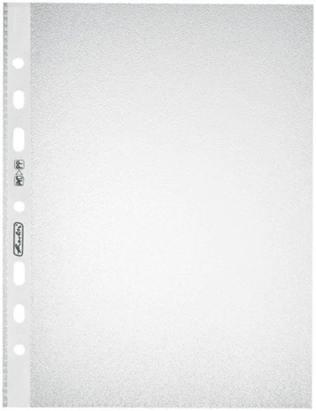 Prospekthüllen A5 Standard oben offen Herlitz 60my dokumentenecht