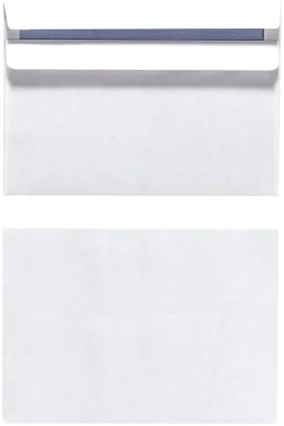 Kuvert 25x C6=114x162mm, ohne Fenster, weiß, Selbstklebung