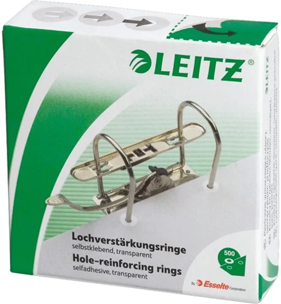 Lochrandverstärkungsringe Leitz selbstklebend transparent lösungsmittelfrei