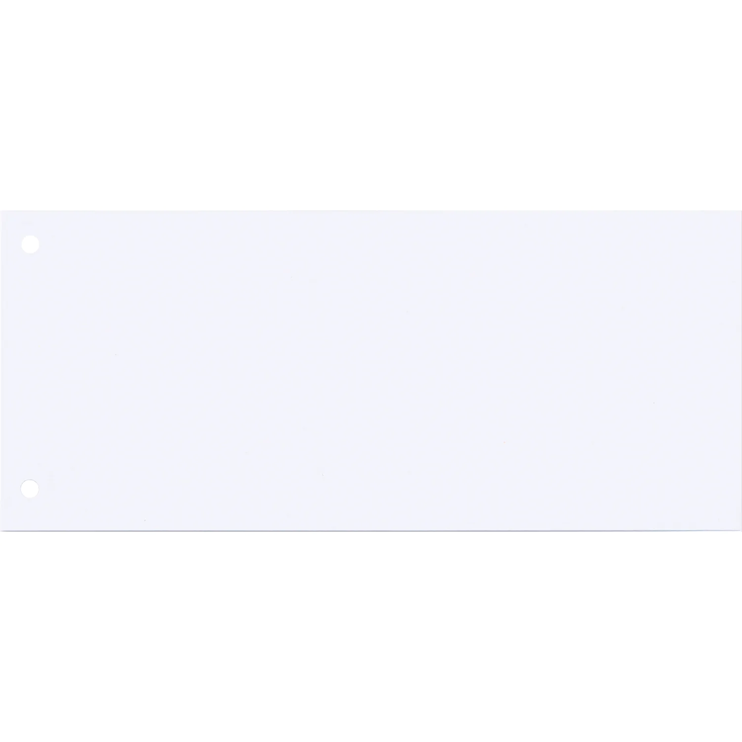 Trennstreifen 160g 105 x 240mm Karton gelocht, weiß