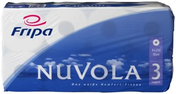 Toilettenpapier Fripa Nuvola, 3-lagig, weich, reißfest