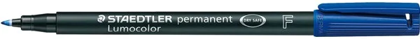 Staedtler Lumocolor permanent Marker blau Strichstärke fein, ca. 0,6 mm