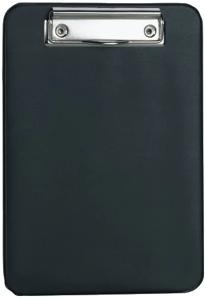 Klemmbrett A5 Alco schwarz mit abgerundeten Kanten