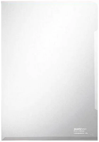 Sichthüllen A4 Kantenklebung PVC Leitz farblos (4153-00-03)