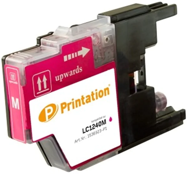 Printation Tinte ersetzt Brother LC-1240M / LC-1280XLM, ca. 600 S., magenta