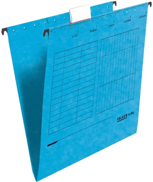 Hängemappen A4 seitlich offen blau (80002447) 230g Falken