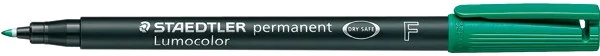 Staedtler Lumocolor permanent Marker grün Strichstärke fein, ca. 0,6 mm