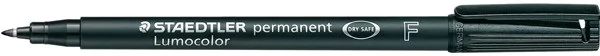 Staedtler Lumocolor permanent Marker schwarz Strichstärke fein, ca. 0,6 mm