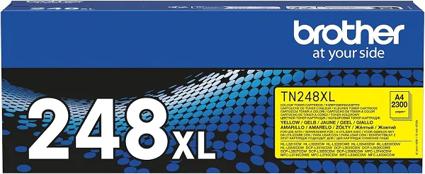 Original Toner Brother TN-248XLY, ca. 2.300 S., gelb