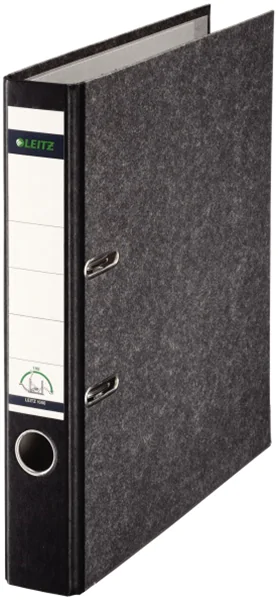 Ordner A4/5cm Pappe Standard schwarz Leitz 1050 mit 180 Grad Hebelmechanik