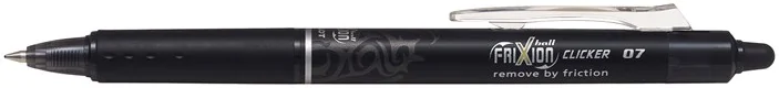 PILOT PEN Frixion Ball Clicker BLRT-FR7-B schwarz Strichstärke 0,4mm