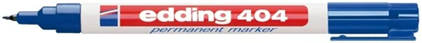 Permanentmarker Edding 404 0,75mm Rundspitze blau