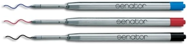 Kugelschreiberminen schwarz Senator Großraummine, Strichbreite: 0.5mm (M)