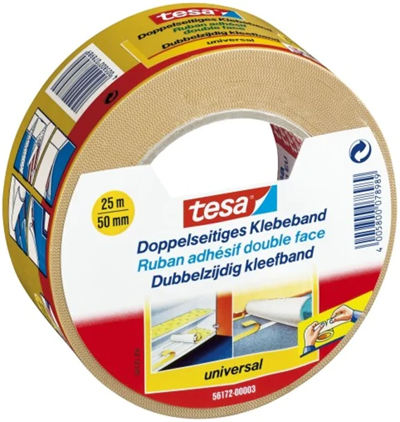 Klebeband 50mm x 25m doppelseitig Universal tesa