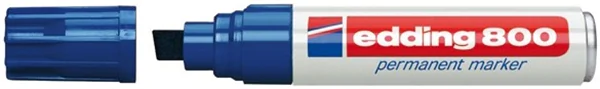 Permanentmarker Edding 800 4-12mm Keilspitze blau