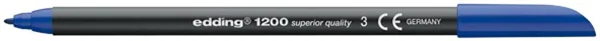 Fasermaler 0,5-1mm Edding 1200 Rundspitze blau