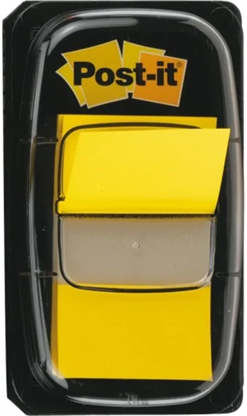 Haftstreifen 25.4 x 43.2mm Post-it Index 680-5, gelb 3M, 50 Streifen