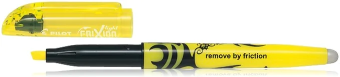 PILOT PEN Frixion TextmarkerLight SW-FL gelb (4136 005), Strichstärke 3,8mm