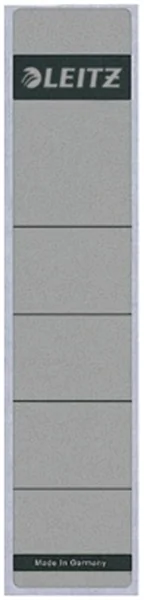 Rückenklebeschild kurz + schmal Leitz grau (1643-00-85)