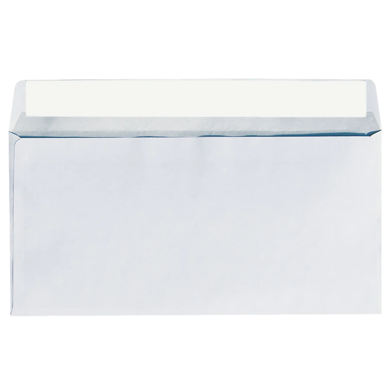 Kuvert 25x DIN lang=110x220mm, ohne Fenster, weiß, Haftklebung