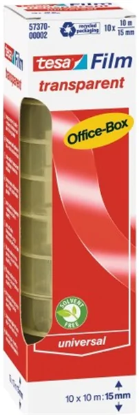 Klebeband 15mm x 10m transparent tesa Office Box tesafilm