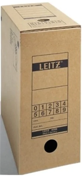 Archivschachteln mit Verschlussklappe A4 120x270x325mm Leitz (6086-00-00)