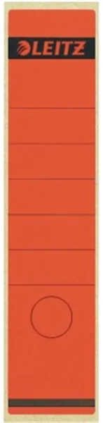 Rückenklebeschild lang + breit Leitz rot (1640-00-25)