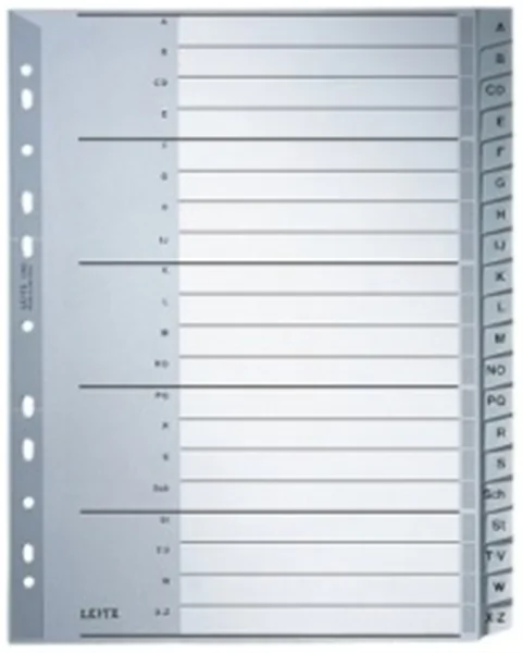 Register A-Z A4 Plastik PP-Folie Leitz 238x297mm (1260-00-00)
