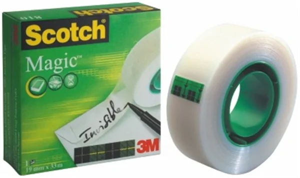 Klebeband 19mm x 33m Scotch/3M Magic Tape 810 UNSICHTBAR FÜR KOPIERER (M8101933)